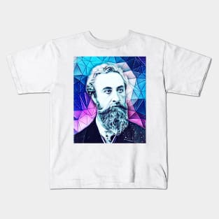 Robert Bulwer Lytton Snowy Portrait | Robert Bulwer Lytton Artwork 6 Kids T-Shirt